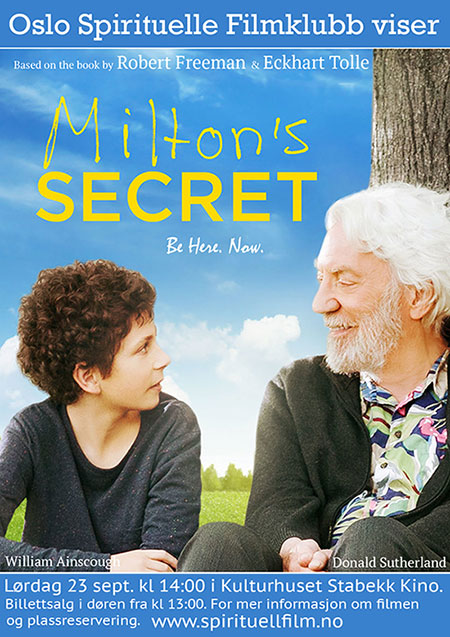 Milton's Secret DVD Poster Image